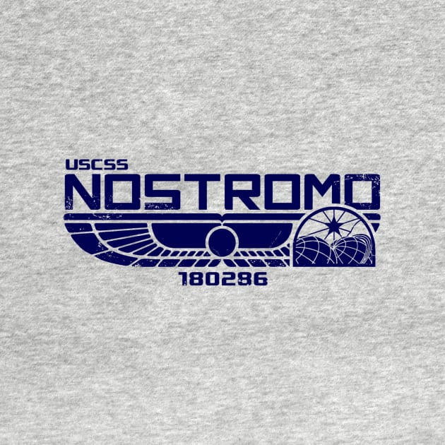 Nostromo Logo (Blue) by Miskatonic Designs